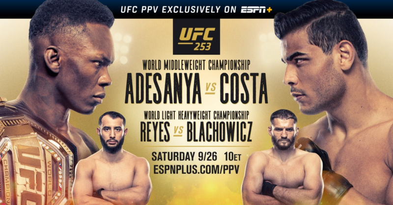 UFC 253: Israel Adesanya Vs Paulo Costa Recap And Full Results ...