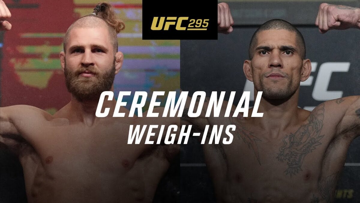 UFC 295 Ceremonial Weigh-ins: Watch The Fighters Face Off Ahead Of ...